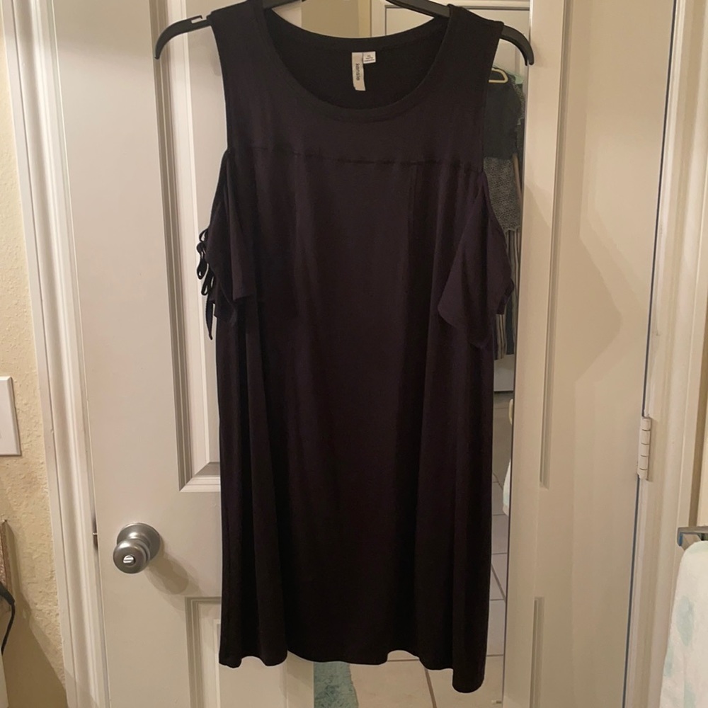 Cold shoulder dress